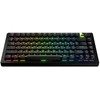 Klaviatūra Glorious GPBT su pašvietimu Keycaps, ANSI išdėstymas US, PBT, Dye-Sub – juodos spalvos
