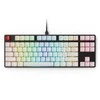 Pakaitiniai klaviatūros klavišai Glorious Aura Keycaps - 105vnt, ANSI, US išdėstymas, Balti