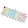 Pakaitiniai klaviatūros klavišai Glorious Aura Keycaps - 105vnt, ANSI, US išdėstymas, Balti