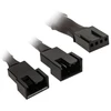 Kolink 1-2 PWM fan splitter cable – 35 cm, braided, juodas