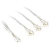Kolink 1-2 PWM Fan Splitter Cable – 35cm, braided, baltas