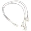Kolink 1-2 PWM Fan Splitter Cable – 35cm, braided, baltas