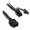Kolink Adapteris 4+4-Pin CPU to 6+2-Pin-PCIe, juodos spalvos