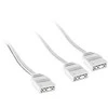 Kolink ARGB 1-2 splitter cable – 30cm, baltas
