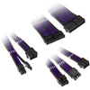 Kolink Core Adept Braided Cable Extension Kit - Jet Juodas/Titan Violetinė