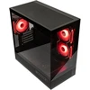 Kolink GSI SmartAssembly ARGB Glass Micro-ATX PC case, mid tower, Micro-ATX, Tempered Glass – juodas, 750 watts Gold power supply