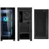 Kolink Unity Peak ARGB Midi-Tower Showcase, Tempered Glass – juodos spalvos