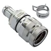 Koolance QDT3 Viton Schnellkupplung, weiblich, Panel-Tülle - 10 mm ID (3/8 col.)