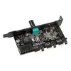 Lamptron CFM36 Fan and RGB LED Controller for PCI Slot – juodos spalvos