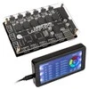 Lamptron RF625 fan and ARGB controller, juodos spalvos