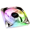 Lamptron PLUTO+ ARGB PWM korpuso ventiliatorius 3er komplektas – juodos spalvos
