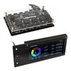 Lamptron SM436 PCI RGB fan and LED controller – juodos spalvos