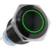 Lamptron vandalizmo jungiklis 19mm - Blackline - žalia