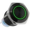 Lamptron vandalizmo jungiklis 19mm - Blackline - žalia