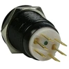 Lamptron vandalizmo jungiklis 19mm - Blackline - žalia