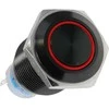 Lamptron Vandal Resistant Switch 19mm – Blackline – raudonos spalvos