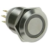 Lamptron vandalizmo mygtukas / jungiklis 16mm - Silverline - mėlyna