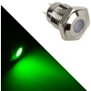Lamptron Vandalism-proof LED – žalias, sidabrinis housing