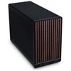 Lian Li DAN Cases A3-mATX - Walnuss, juodas + 3x UNI FAN SL-INF 120 ARGB Reverse Blade Lüfter + 1x Standard PWM Lüfter - 120mm (Inkl. Controller)