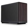 Lian Li DAN Cases A3-mATX - Walnuss, juodas + 3x UNI FAN SL-INF 120 ARGB Reverse Blade Lüfter + 1x Standard PWM Lüfter - 120mm (Inkl. Controller)