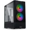 Lian Li LANCOOL 207 PC kompiuterio korpusas, Midi-Tower, ATX, Tempered Glass – juodos spalvos
