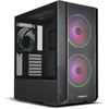 Lian Li LANCOOL 216 kompiuterio korpuso rinkinys + HYDROSHIFT II LCD-C 360TL AiO - juodas