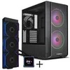 Lian Li LANCOOL 216 PC-Gehäuse Bundle + HYDROSHIFT II LCD-S 360TL AiO + - juodas
