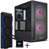 Lian Li LANCOOL 216 kompiuterio korpuso rinkinys + HYDROSHIFT II LCD-S 360TL AiO + – juodas
