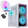 Lian Li LANCOOL 217 INF PC-Gehäuse Bundle + 3x UNI FAN SL-INF 120 Reverse Blade Lüfter - baltas