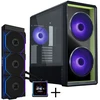 Lian Li LANCOOL 217 INF kompiuterio korpuso rinkinys + HydroShift II LCD-S 360TL AiO - juodas