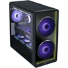 Lian Li LANCOOL 217 INF PC Case Bundle + HydroShift II LCD-S 360TL AIO + 3x UNI FAN SL-INF 120 Reverse Blade Fans - Juodas
