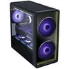 Lian Li LANCOOL 217 INF PC-Gehäuse Bundle + HydroShift II LCD-S 360TL AIO + 3x UNI FAN SL-INF 120 Reverse Blade Lüfter - juodas
