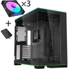 Lian Li O11 Dynamic EVO RGB PC Case Bundle, Mid-Tower, ARGB, Tempered Glass + 3x UNI FAN SL-INF - Juodas
