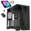 Lian Li O11 Dynamic EVO RGB PC-Gehäuse Bundle, Midi-Tower, ARGB, Tempered Glass + 3x UNI FAN SL-INF - juodas