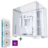 Lian Li O11 Vision Compact Gehäuse Bundle + HydroShift II LCD-S 360TL AiO - baltas