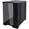 Lian Li O11 Vision Compact PC-Gehäuse Bundle + HydroShift II LCD-S 360TL AiO + 3x UNI FAN SL-INF 120 Reverse Blade Lüfter - juodas