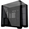 Lian Li O11 Vision Compact PC Case Bundle + 3x UNI FAN SL-INF 120 Reverse Blade Fans - Juodas