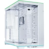 Lian Li O11D EVO RGB, Tempered Glass - baltas + UNI FAN SL Wireless ARGB PWM Fans, 3-pack including controller - 120mm