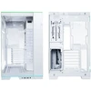 Lian Li O11D EVO RGB, Tempered Glass - baltas + UNI FAN SL Wireless ARGB PWM Fans, 3-pack including controller - 120mm