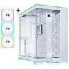 Lian Li O11D EVO RGB, Tempered Glass - baltas + UNI FAN SL Wireless ARGB PWM Lüfter, 3er-Pack inkl. Controller - 120mm