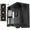 Lian Li O11D EVO RGB, Tempered Glass - juodas + UNI FAN SL Wireless ARGB PWM Lüfter, 3er-Pack inkl. Controller - 120mm
