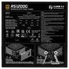Lian Li RS Series 80 PLUS Gold Power Supply, ATX 3.1, modular – 1,200 Watts, with RS Hub, juodas