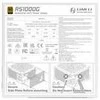 Lian Li RS Series 80 PLUS Gold Power Supply, ATX 3.1, modular – 1,000 Watts, baltas
