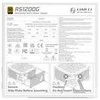 Lian Li RS Series 80 PLUS Gold Power Supply, ATX 3.1, modular – 1,200 Watts, with RS Hub, baltas