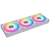 Lian Li UNI FAN CL FLEX belaidis PWM ventiliatorius, ARGB – atvirkštinės mentės, 120 mm, baltas, 3 vnt. komplektas su valdikliu