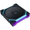 Wentylator Lian Li UNI FAN SL FLEX Wireless PWM Fan, ARGB, Infinity Mirror - 120mm, juodas, 3-pack (LULI-199)