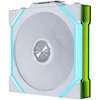 Lian Li UNI FAN SL FLEX belaidis PWM ventiliatorius, ARGB, Infinity Mirror – 120 mm, baltas, 3 vnt. rinkinys (LULI-200)