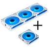 Lian Li UNI FAN SL-INF 120 ARGB PWM Fans, 3-pack including controller - 120mm, baltas + 1x UNI FAN SL-INF 120 ARGB PWM Fan - 120mm