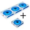 Lian Li UNI FAN SL-INF 120 ARGB Reverse Blade PWM Lüfter, 3er Pack inkl. Controller - 120mm, baltas + 1x UNI FAN SL-INF 120 ARGB PWM Lüfter, 120mm
