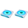 Lian Li UNI FAN SL-INF 140 ARGB Reverse Blade PWM Fan, 3-Pack - 140mm, Baltas + 1x UNI FAN SL-INF 140 ARGB PWM Fan - 140mm